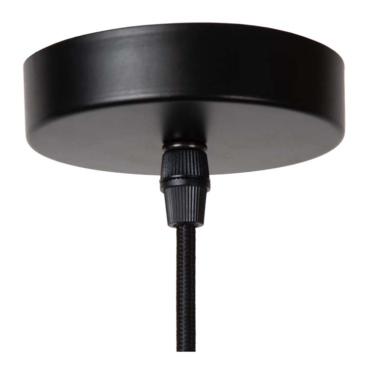 Lucide SPENCER - Hanglamp - Ø 40 cm - 1xE27 - Zwart