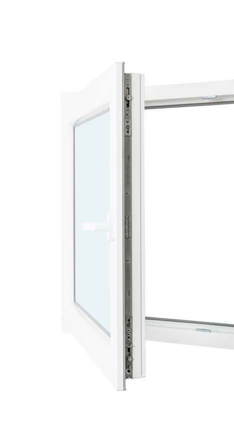 1-VL draaikiepraam pvc budget Stabilotec wit links MW