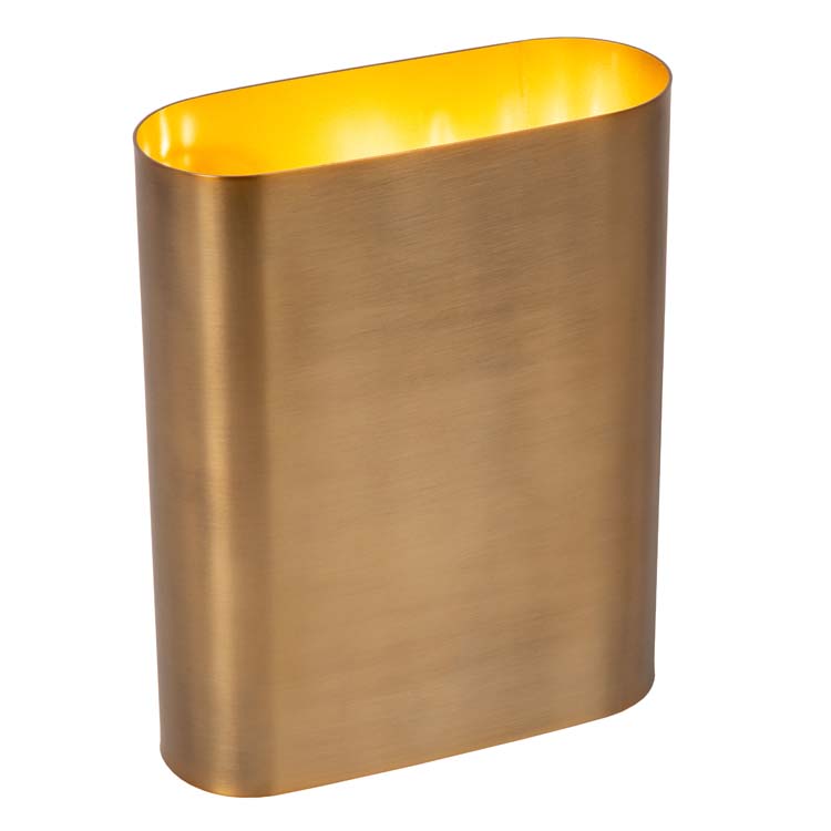 Lucide OVALIS - Wandlamp - 2xE14 - Mat Goud / Messing