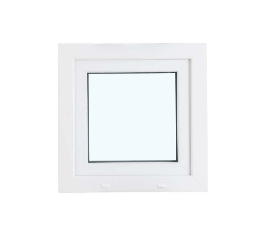 Châssis battant pvc blanc budget B600XH600 mm Châssis battant pvc blanc budget B600XH600 mm
