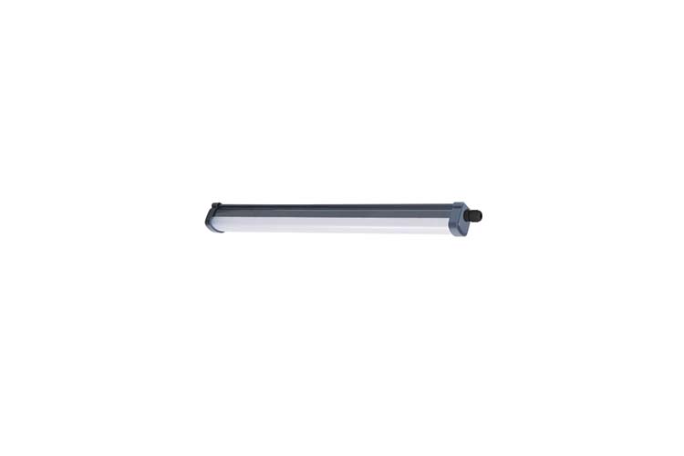 Armature LED imperméable gris IP65 60 cm 1700 lumen 6500K