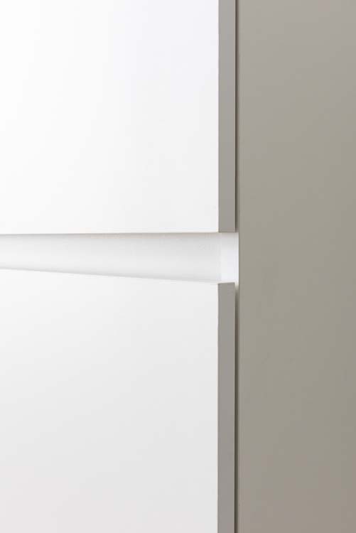 Armoire de cuisine Plenti armoire colonne pour réfrigérateur blanc 60x208cm