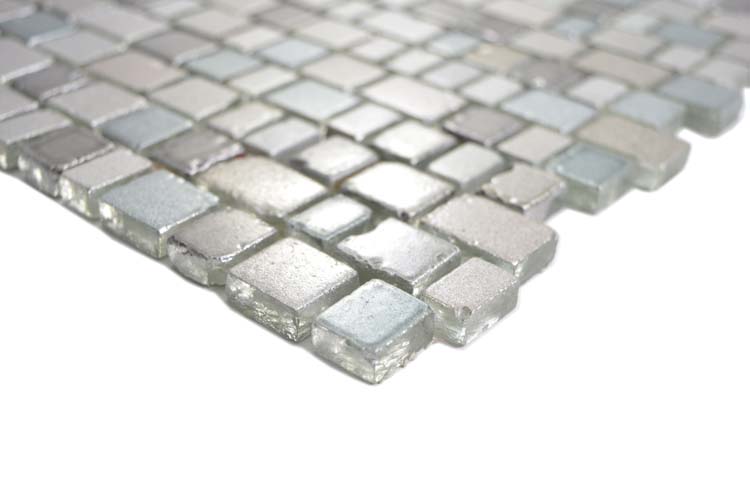 Mosaïque Edge gris clair/beige 31,7 x 31,1 cm