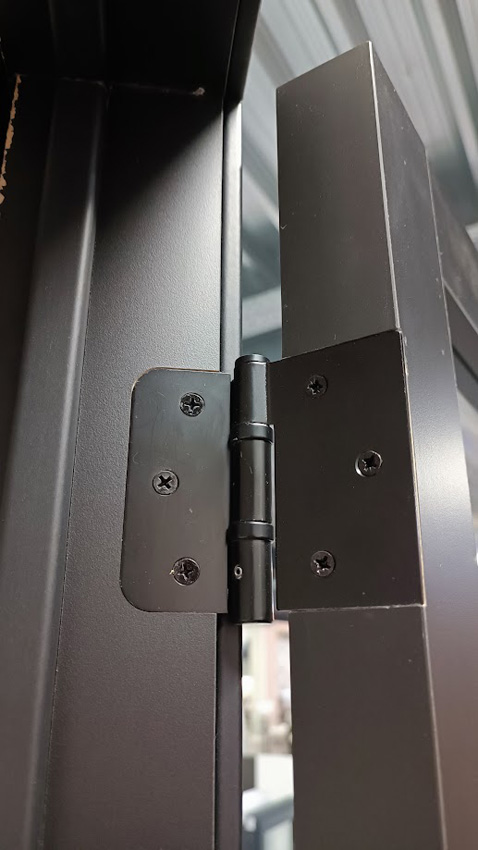 Bloc-porte 83cm steel look feeling 8R verre clair 201.5cm