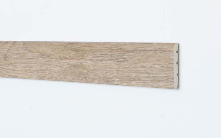 Plint rigid Europese eik 2400x60x12mm