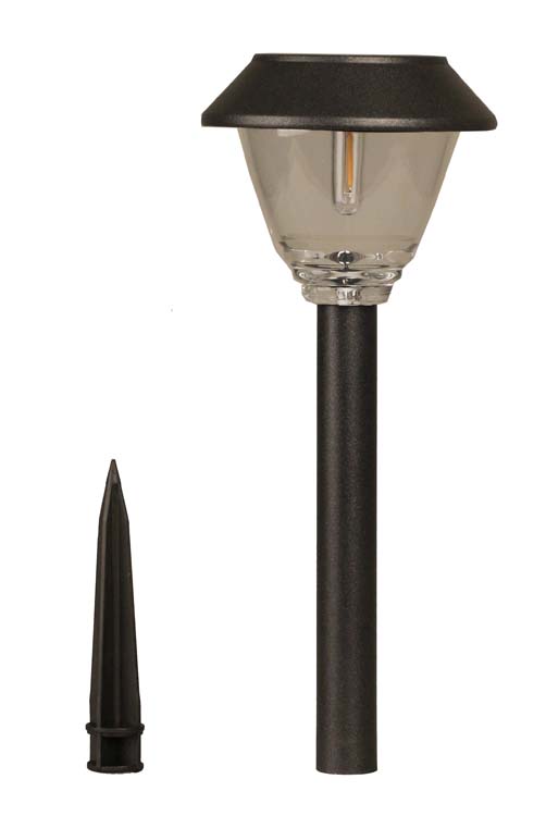 Solar lanterne avec pointe Garda anthracite 5 lumen Solar lanterne avec pointe Garda anthracite 5 lumen