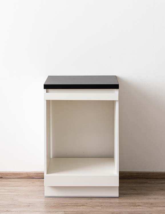 Armoire de cuisine Plenti meuble bas pour four blanche 60x78cm