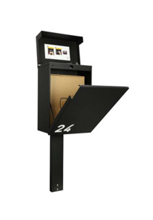 Pakketbrievenbus ONZO (eSafe) Topak Digital zwart