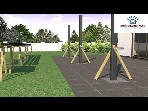 Toiture de terrasse Skyline blanc B 3000 x D 4500 mm Toiture de terrasse Skyline blanc B 3000 x D 4500 mm