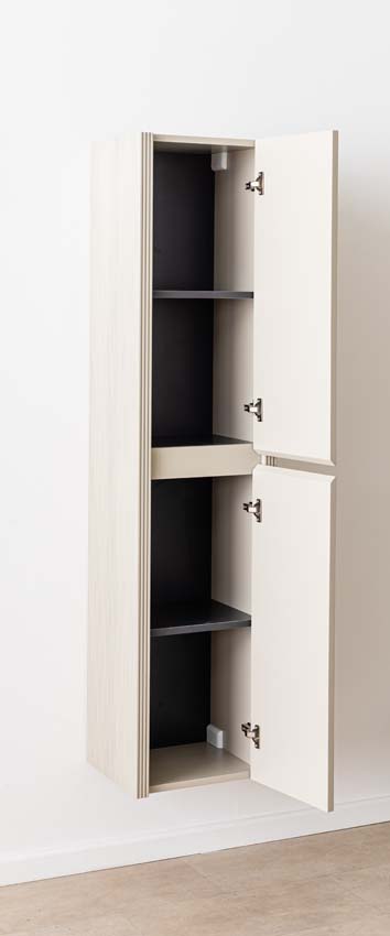 Kolomkast Amelia rookgrijs hangend 170x40x35cm