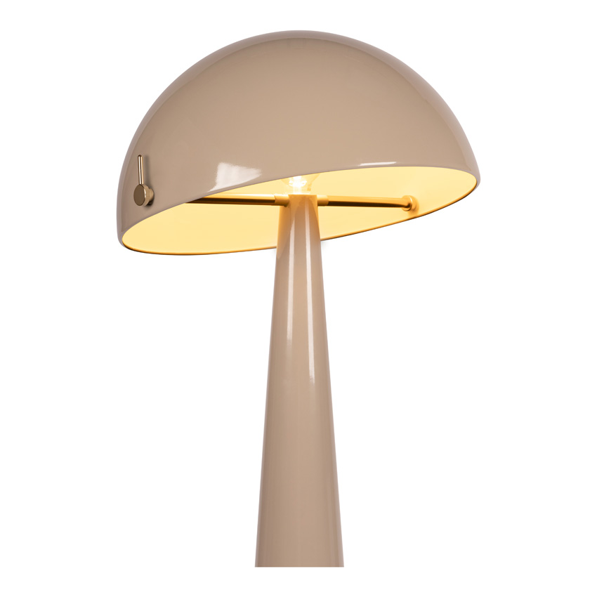 Lucide Vibes Barone - Lampadaire - Ø52,6cm - 1xE27 - Taupe