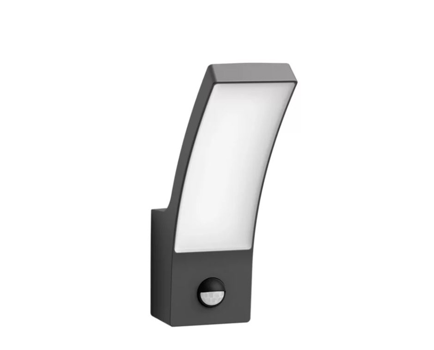 Wandlamp buiten - antraciet - 16x8x24cm - LED - 1x4,3W - 2700K - sensor