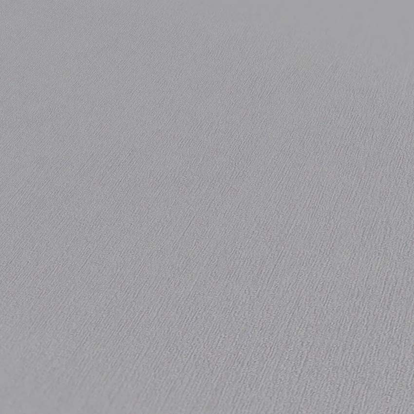 Vinyle sur papier peint intissé uni rayures gris 0,53x10m