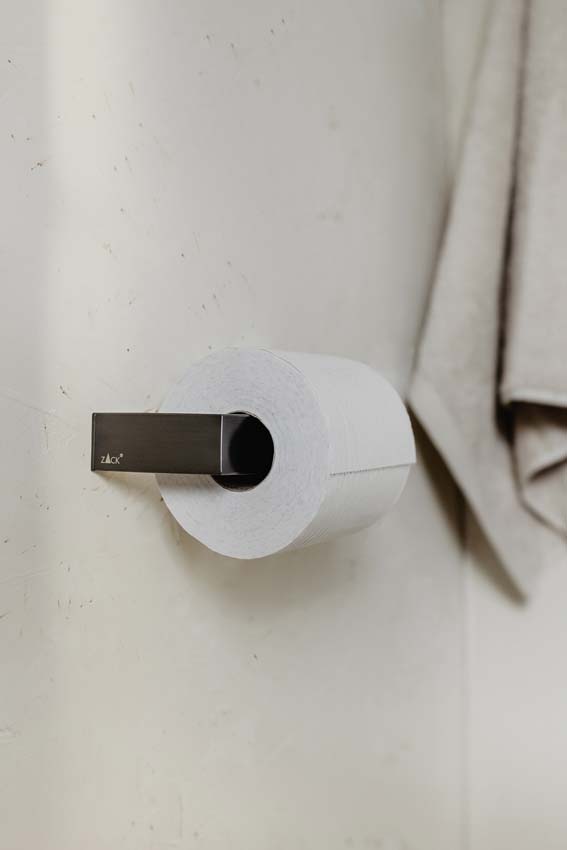 Porte-rouleau Zack Linea graphite ouvert