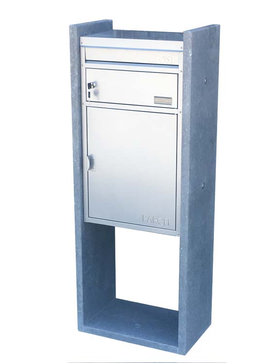 Boîte à colis PBB+métal Ohey gris 28x41x115