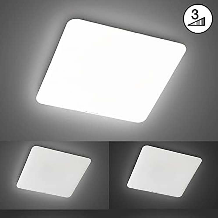 Plafonnier wit LED 5100LM 49W 53x53cm vierkant