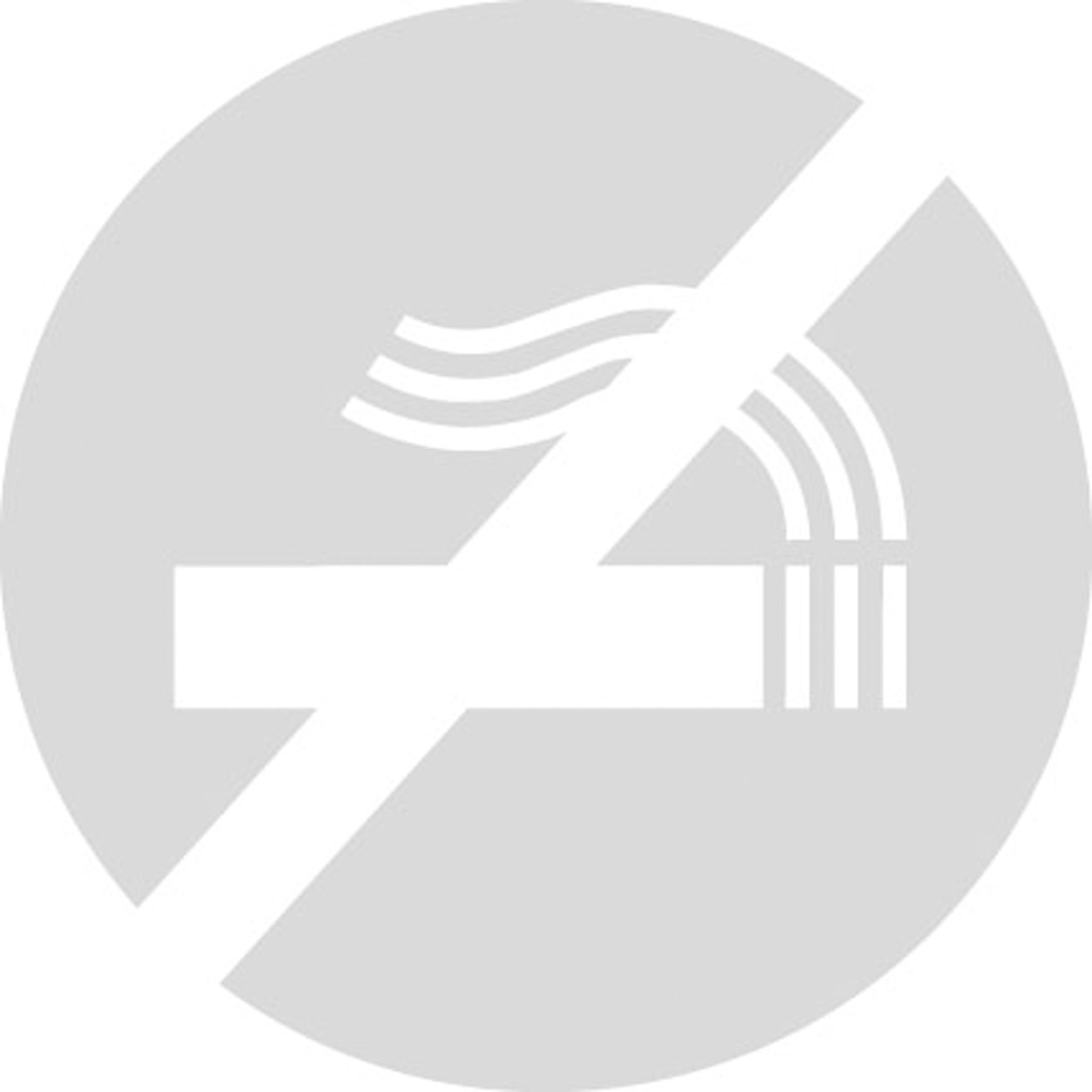 Glas pro rond picto rookverbod 298mm dikte 4mm