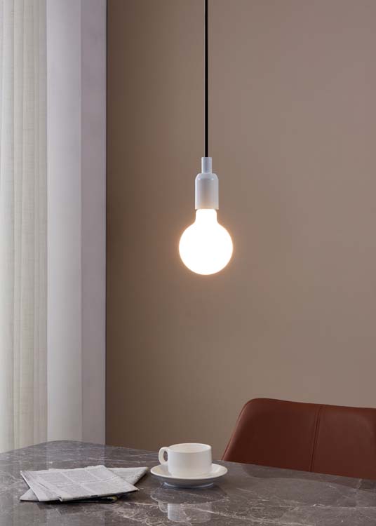 Lampe LED - E27 - blanche - Ø9,5cm - dimmable - 1x7,5W - 806lm - 2700K - 1 pièce