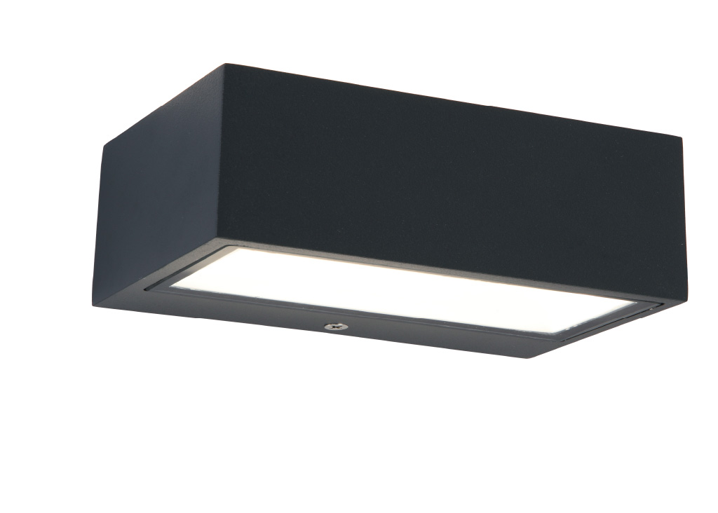Lampe murale pour exterieur - LED - 9W - Small - Gris foncé