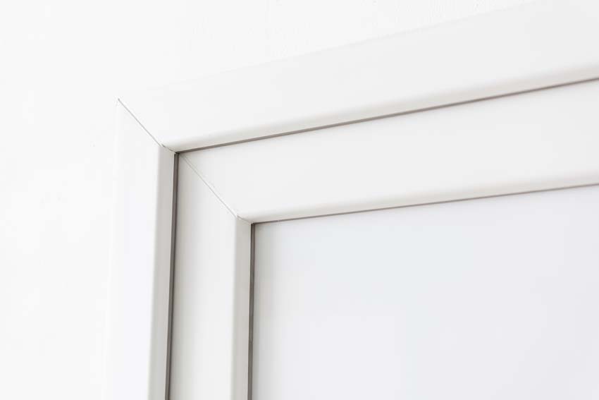 Buitendeur Lumeo PVC mat glas wit 1000x2000mm links