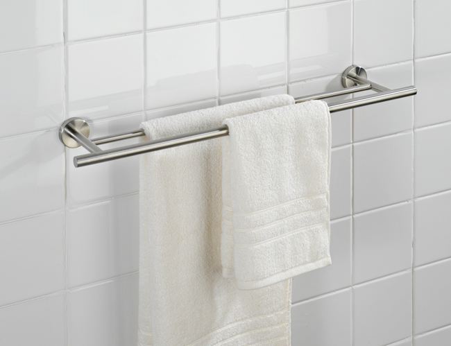 Porte-serviette Wenko Bosio 60x5,5x14cm inox mat