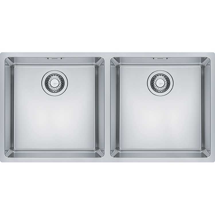 Spoelbak Franke Maris inox 2 bak 86,5x40cm