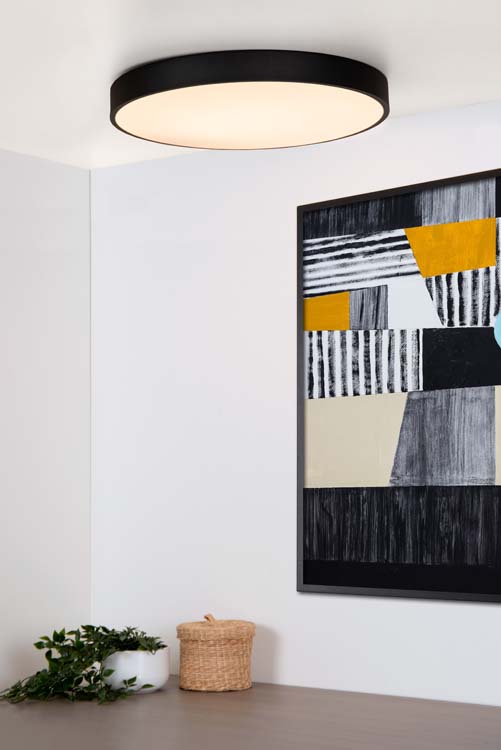 Plafonnier - Ø 50 cm - LED Dim. - 36W 2700K - 3 StepDim-Noir