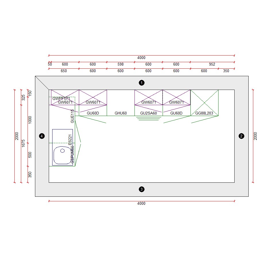 Cuisine d'angle Premium 16A blanche 365x165cm - pré-montée - avec appareils - plaque de cuisson vitrocéramique et hotte murale en inox