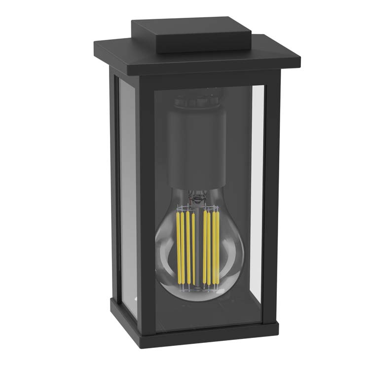 Buitenverl wandlamp exclusief lamp zwart