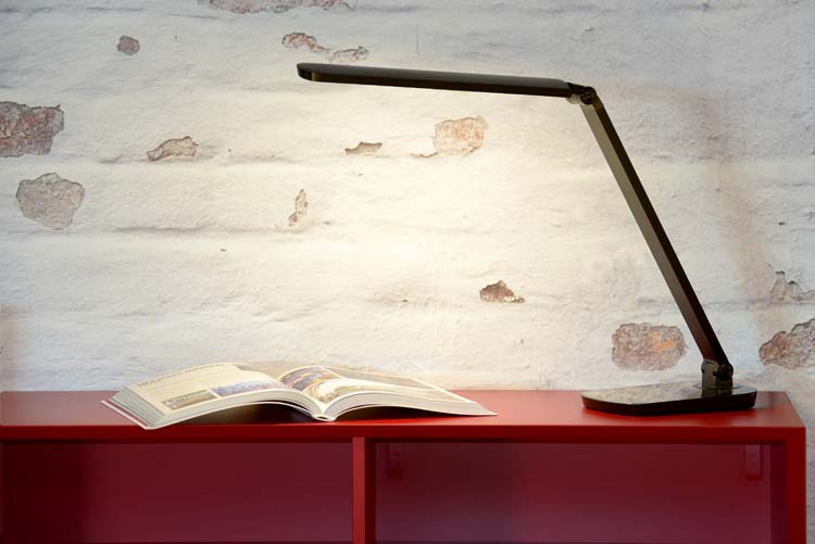 Lampe de bureau - noir - dimmable - LED - 8W - 6000K