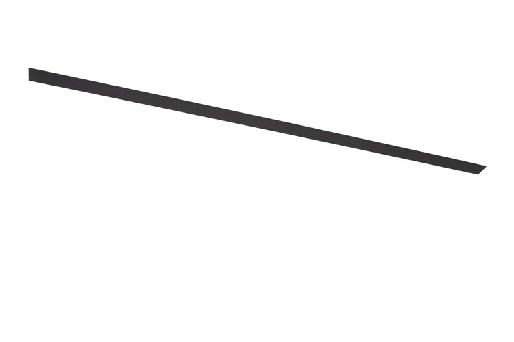 Rail lumineux design Avignon Rail - Éclairage sur rail/Système de rail monophasé - 1 mètre - 220V - Noir (Extension)