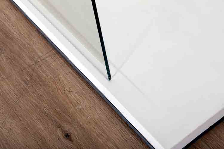 Douchebak Akon polybeton mat wit 160x90cm