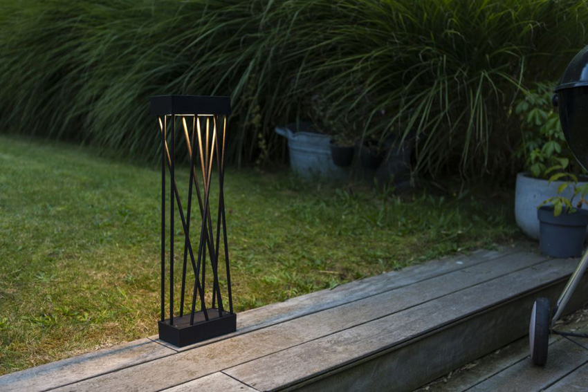 Buitenpaal - zwart - H60cm - LED - 1x10,5W - 3000K - IP54