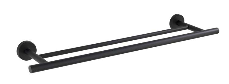 Barre de serviette Wenko Bosio Duo 60cm noir