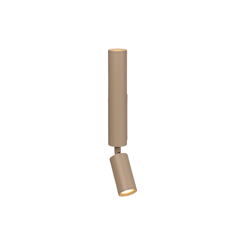 Lucide Essential Otimo - Wandspot/wandlamp - 2xGU10 (MR16) - Taupe