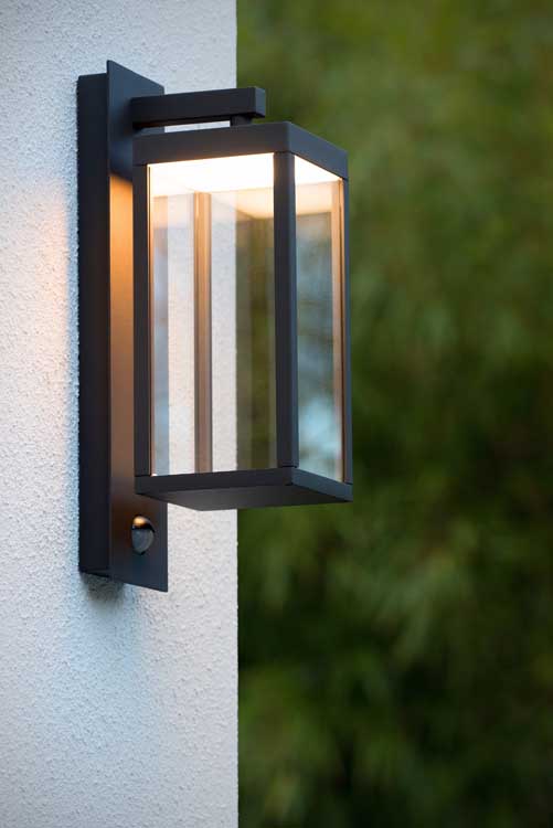 Lucide CLAIRETTE - Applique murale Extérieur - LED - 1x15W 3000K - IP54 - Anthracite