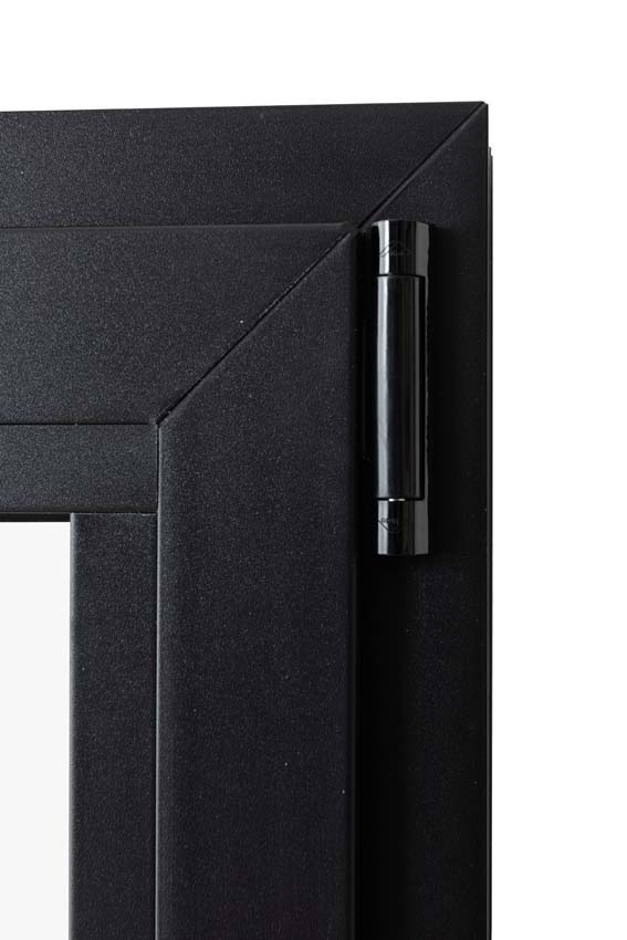 1-VAN Châssis oscillo-battant pvc Elegant noir/noir B500xH600 mm D mat