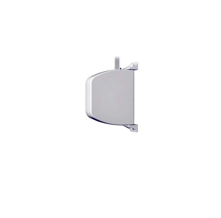Rolluik Vito aluminium op maat met lint wit links