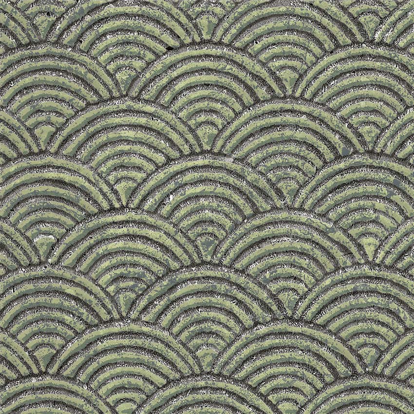 Carrelage mural Forma mat vert 15x15cm