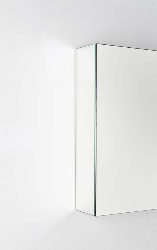 Armoire de toilette Tim avec portes miroir double 120x70cm