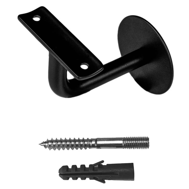 Support main courant proe rond noir