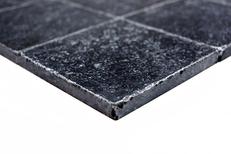 Mozaïek Nero antic marmer zwart 10 x 10 cm