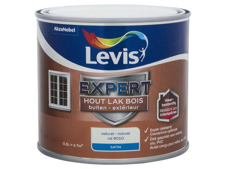 Levis Expert lak buiten zijdeglans 0,5l naturel