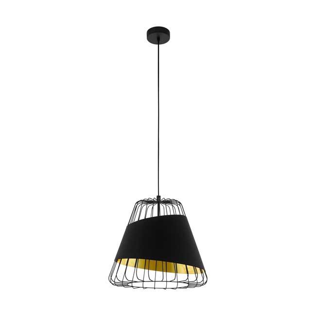 Suspension 360MM Diam. - E27 - Noir / or