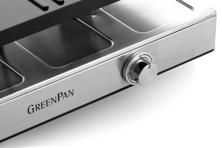 Gourmet en raclette Dagelijkse Kost GreenPan Chefs Collection PFAS-vrij zwart 52,6x24,1x15,4cm