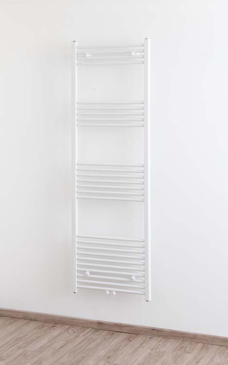 Radiateur sèche-serviette Doris single blanc mat 180 x 60 cm 712 Watt