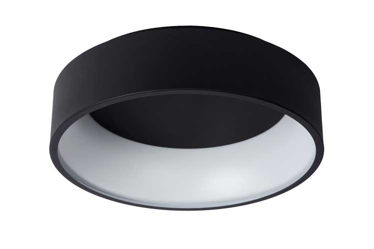 Lucide TALOWE LED - Plafonnière - Ø 45 cm - LED Dimb. - 1x30W 3000K - Zwart