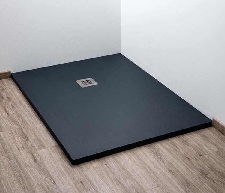 Receveur de douche Minimalism composite avec gelcoat graphite 120x90cm
