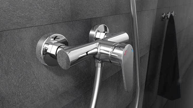 Robinet de douche Pika chrome Robinet de douche Pika chrome