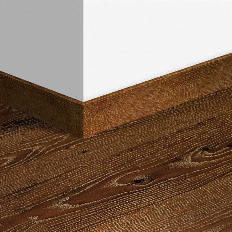 Plinthe standard Quick-Step 58 x 12 x 2400 mm Chêne cérusé métal doré